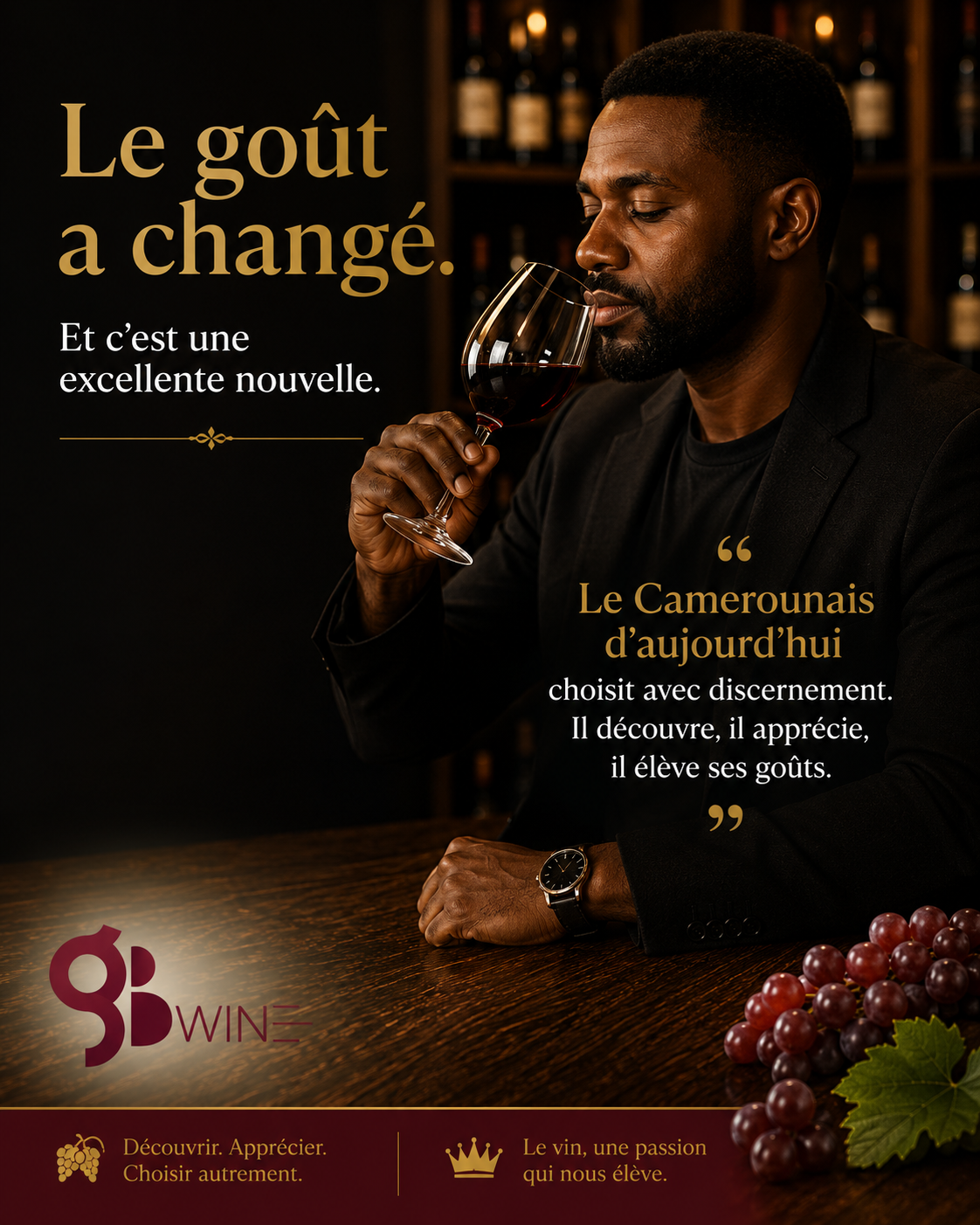 les camerounais choisissent désormais leurs vins